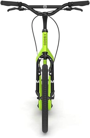 Самокат YEDOO Mula - до 150 кг, самокат з пневматичними шинами 20/16 - для дорослих, самокат з підставкою і регульованим кермом, с