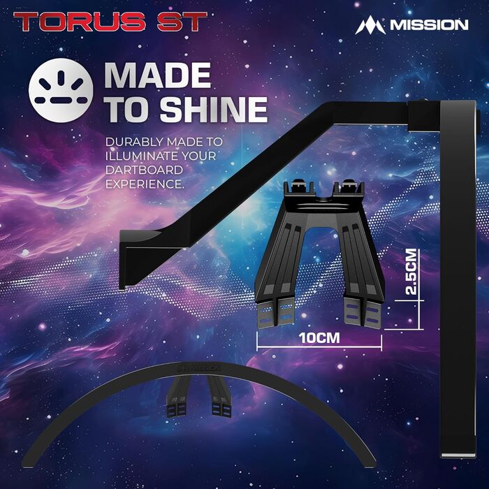 Підсвічування електронної мішені для дартсу Mission Torus ST