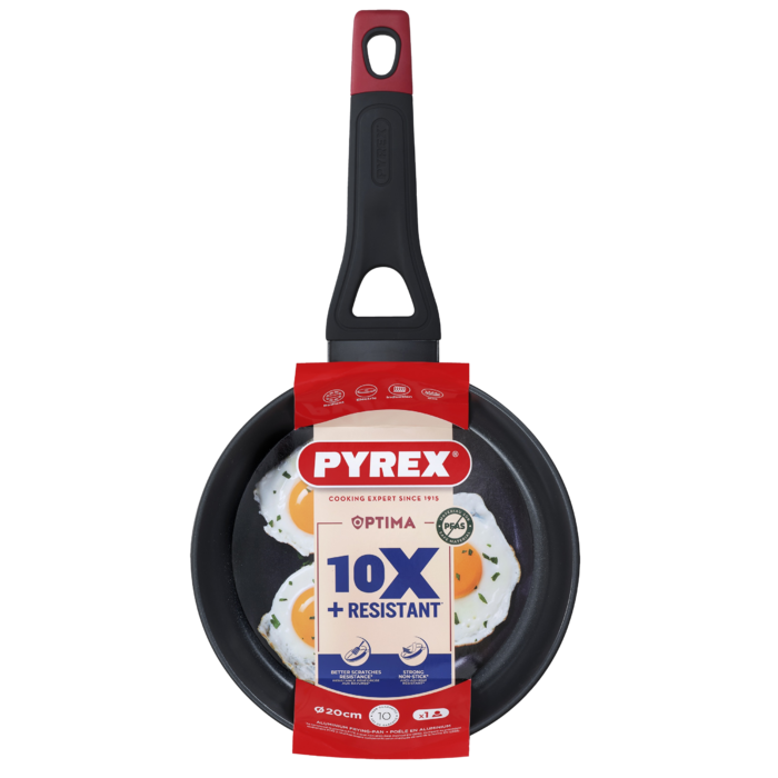 Сковорода Pyrex Optima 20 см, класична (7120918)