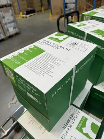 Папір для копіювання, папір для принтера/DIN A4, 80 г/м/ 5 x 500 аркушів/Клас якості - B/Універсальний папір/для дому, офісу та домашнього офісу/Багатофункціональний папір, 01087