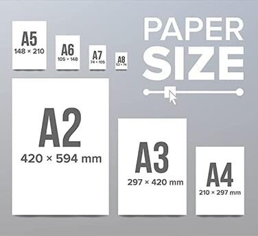 Щоденний папір ARK A5, 80 г/м, гладкий, білий, 500 аркушів 1