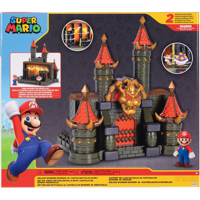 Ігровий набір Замок Баузера-молодшого Super Mario Bros. Wonder Deluxe