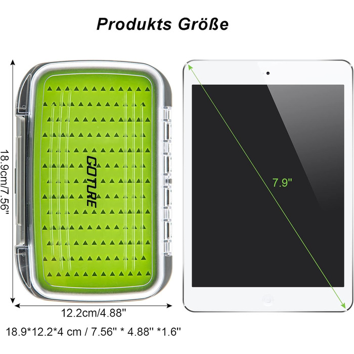 Ящик для риболовних снастей Goture, ящик для дрібних деталей для риболовлі, ящик для риболовних снастей, ящик для приманок, чохол для рибальської коробки, ящики для рибальських аксесуарів, ящик для рибальських снастей для м&39яких пластикових приманок, во