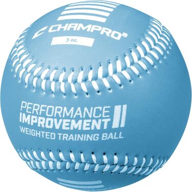 Тренувальний бейсбольний набір Champro, 6 предметів, червоний/бордовий/зелений/жовтий/синій/чорний, 9 дюймів (22,9 см) 3, 4, 6, 7, 9 та 11 унцій. Жовтий, фіолетовий, зелений, синій, червоний, помаранчевий