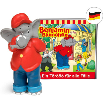 Аудіофігурки для Toniebox радіоп'єса Benjamin BLMCHEN - EIN Tr fr alle Flle figure - 18 захоплюючих історій - бл. 61 хв - від 3 років - НІМЕЦЬКА