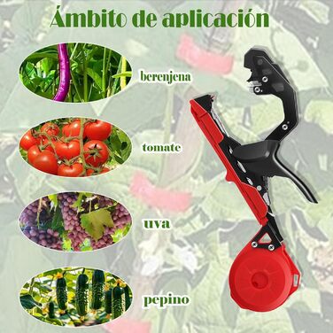 Машина для обв&39язування винограду з червоно-синьою стрічкою, машина для обв&39язування помідорів, для обв&39язування помідорів, винограду, квітів, овочів (B) 1