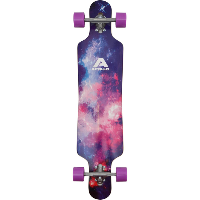 Лонгборд Apollo Supernova Special Edition 40" × 9.7" drop-through freeride cruiser 8-шаровий клен twin tip ABEC-9 high speed LED колеса 70мм 78A повний компліт з T-Tool оригінал Німеччина 2025