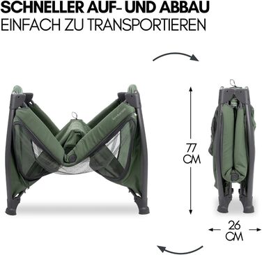 Дитяче ліжечко для подорожей Play n Relax Centre з комфортним матрацом та захистом від комах - Дитяче ліжечко для подорожей з вкла