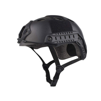 Тактичні швидкі шоломи багатоцільовий захисний шолом PJ Mode Fast для страйкболу, пейнтболу, спорту, чорного кольору