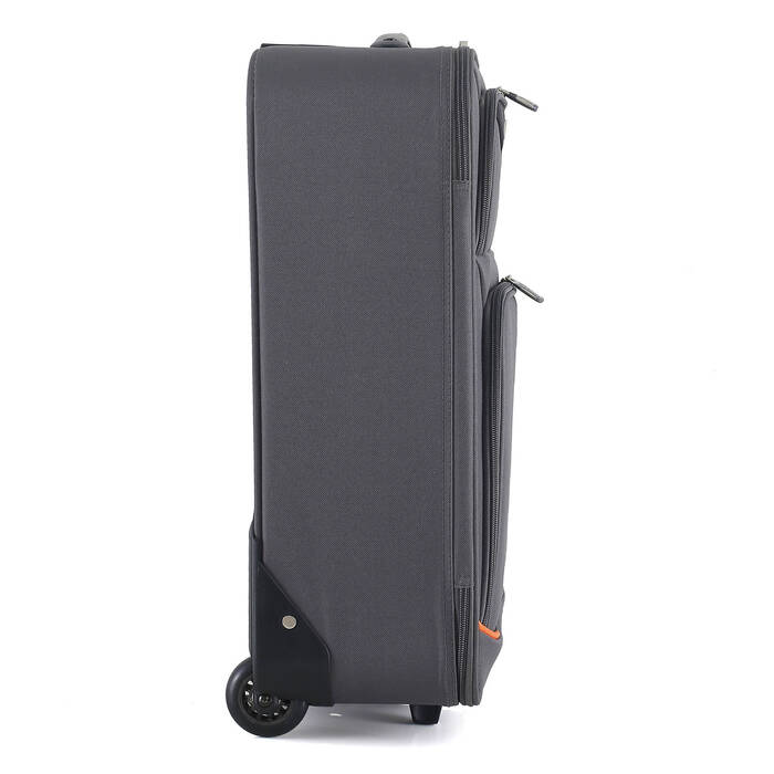Валіза Semi Line 20' (S) Grey/Orange Lines (T5754-1)