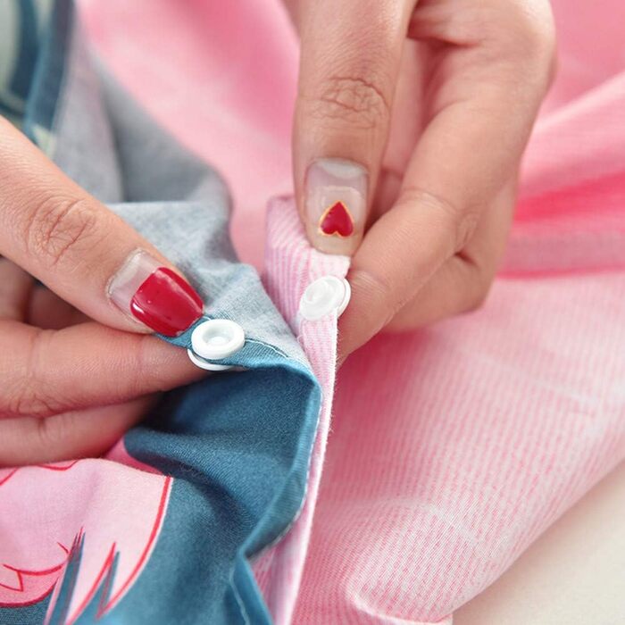 Ультралегкий портативний бавовняний спальний мішок-підкладка Stillshine для одного/двомісного подорожі з візерунком &quotФламінго&quot, для кемпінгу на свіжому повітрі (синій фламінго, 160 * 230 см)