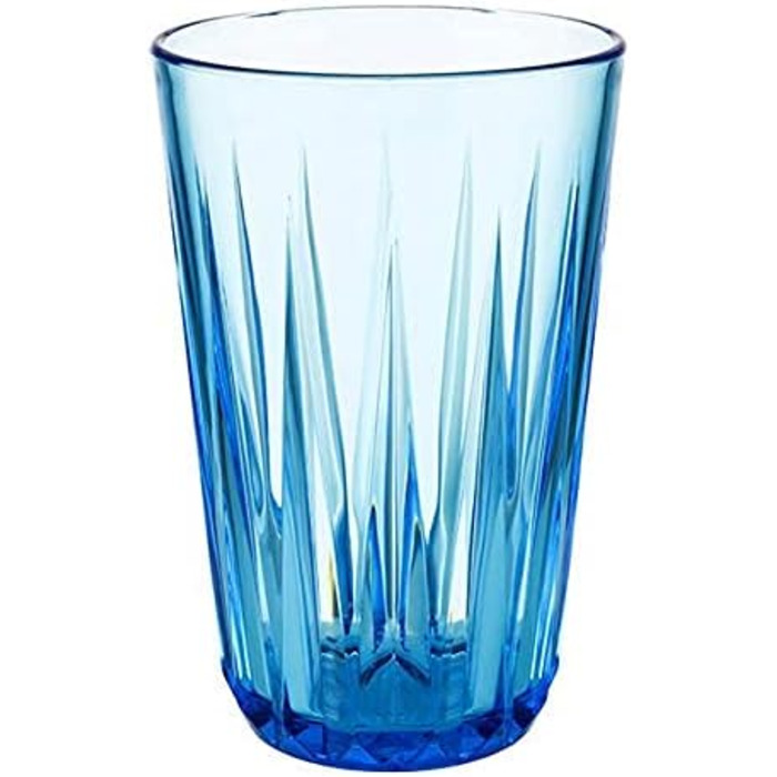 Набір з 6 високоякісних пластикових склянок Tritan об'ємом 0,2 літра, без вмісту BPA, кришталевий вигляд, ударостійкі багаторазові