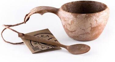 Миска KUPILKA 55 та набір KUPILKA 21 міцні для активного відпочинку та кемпінгу, коричневого кольору