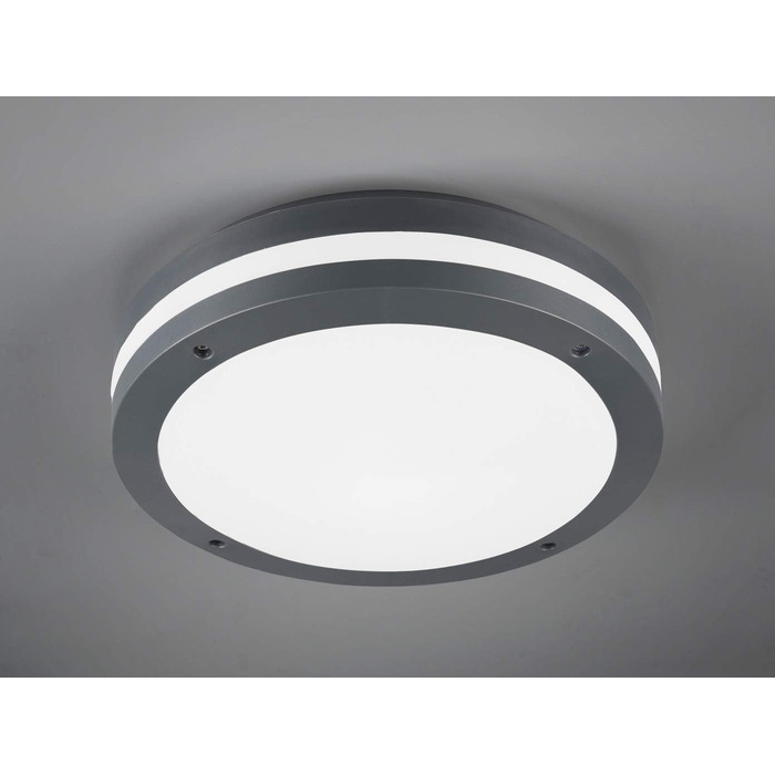 Стельовий світильник Trio LED Piave 676960142 для вулиці, антрацитовий пластик, LED 12 Вт, з датчиком руху