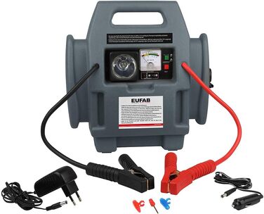 З компресором, 7Ah Grey з одномісним плавзасобом, 16643 Powerpack, Jump Starter