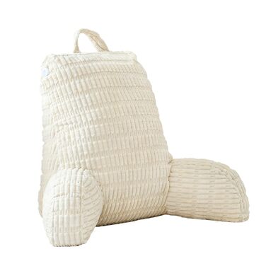 Подушка для читання для ліжка та дивана, подушка для читання з опорою для зап&39ясть, підлокітниками та опорою для спини, подушка для спини ліжка для відпочинку, розслаблення, читання, роботи за ноутбуком, перегляду телевізора (бежева)