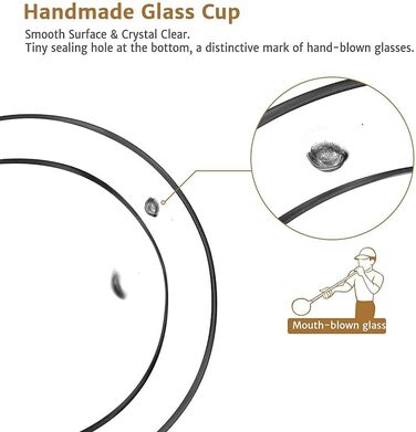 Мл Подвійні стінки Latte Macchiato Набір чашок для кави з боросилікатного скла Скляний набір 2 кавових скляних скляних склянок для