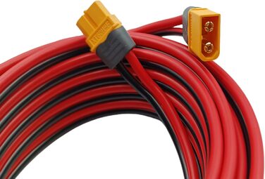 Подовжувач YIMIKEDAYA XT60 12AWG XT60 Подовжувач від штекера до гнізда, сумісний з EcoFlow Powerstation 6M