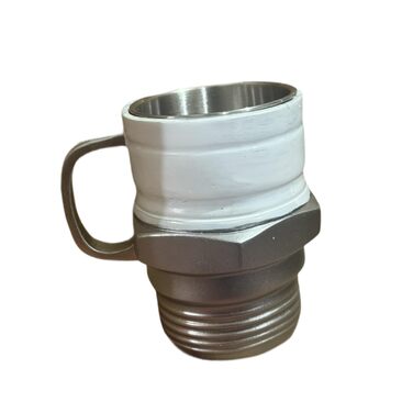 Чашка для свічок запалювання Rockible, чашка з нержавіючої сталі зі смоли, кавова кружка для автолюбителів