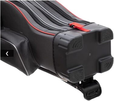 Сумка для вудилища Mikado з 3 жорсткими відділеннями та підставкою, 160 см / 3 відділення / UWD-06-160-3-GY