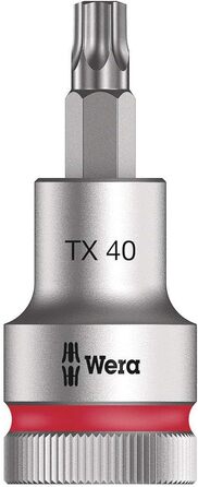 Набір біт Wera 05003997001 C 3, TORX HF Zyklop Bitnuss-Satz, Torx, з фіксатором, привід 1/2, 6 предметів