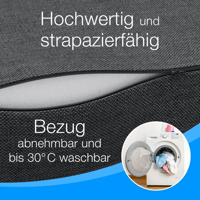 Розкладний матрац ELONEO 75x200 см, висота 8 см, розкладний гостьовий матрац, розкладний матрац, розкладний матрац, матрац з підтримкою спини, дорожній матрац, розкладне гостьове ліжко, розкладне ліжко, яке можна прати 75 x 200 x 8 см Антрацит