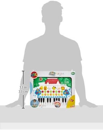 Клавіатура ABC тварина, з різними звуками та функціями налаштування, 28x39 см, від 3 років, 104018188 -