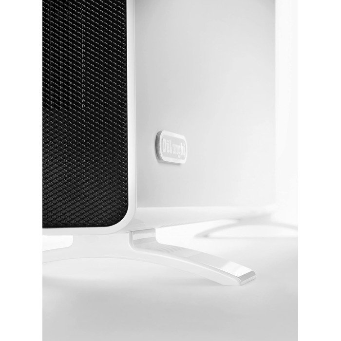 Тонкий вентилятор-обігрівач з потужністю нагріву 2000 Вт, функцією захисту від замерзання та варіантами транспортування, 39Longhi Slim Style HCX 3220 FTS