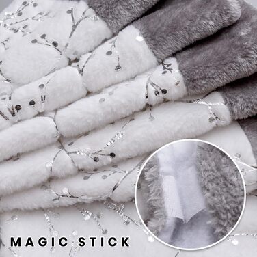 Різдвяний коврик під ялинку 90 см срібний Lanpn