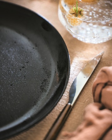 Тарілка десертна Luminarc Diana Black, 19 см (6788143)