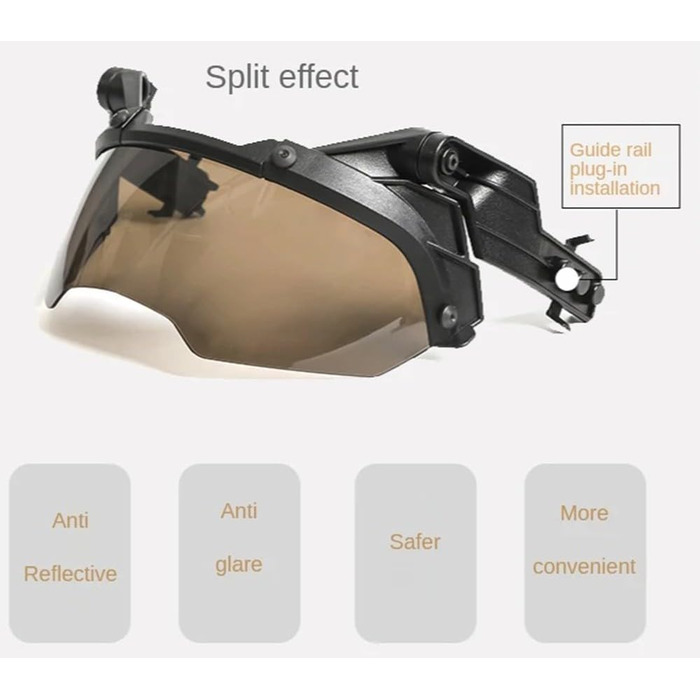 Тактична захисна маска для обличчя для швидких шоломів, військова захисна маска для страйкболу та пейнтболу, мисливські шоломи з регульованими окулярами, аксесуари для військових ігор та мисливських костюмів