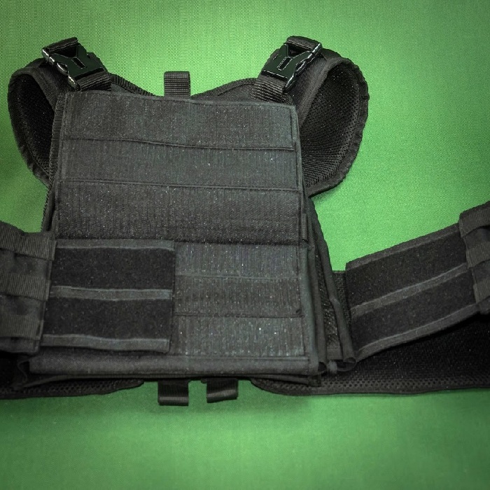 Плитоноска тактична кордура Kirasa чорна (Арт.KI103)