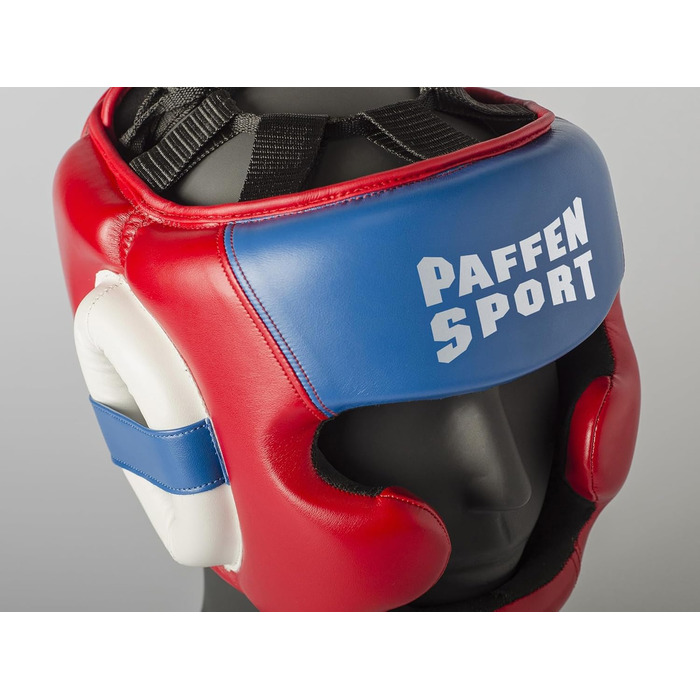Головний убір Paffen Sport Kids для тренувань з боксу, кікбоксингу, муай-тай червоний/синій/білий