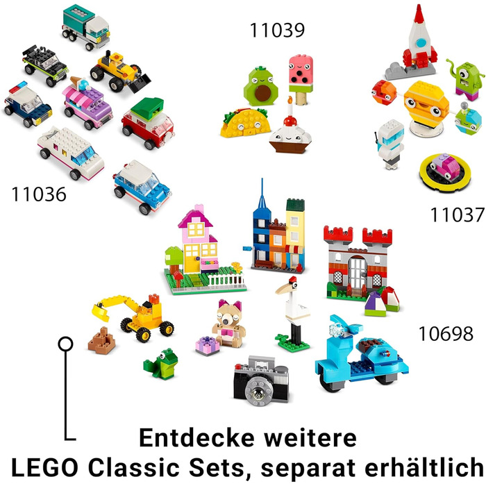 Конструктор LEGO Classic Креативний Динозавр, 450 деталей