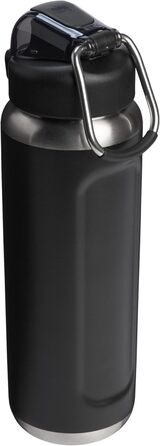 Пляшка STANLEY Wellspring 0,7 л - Зберігає напої холодними протягом 12 годин - Зберігає напої крижаними протягом 40 годин - Пляшка з переробленої нержавіючої сталі без бісфенолу А - Герметична - Можна мити в посудомийній машині - Чорна 2.0