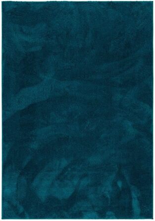 Розкішний супер м'який кудлатий килим з довгим ворсом Пухнастий м'який Вітальня Спальня Шовковистий Бензин 120 х 170 см