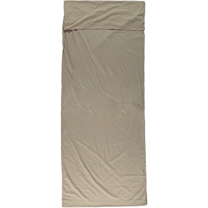 Простирадло Cocoon з єгипетської бавовни, бавовняний спальний мішок, коричневий, 220 x 90 см