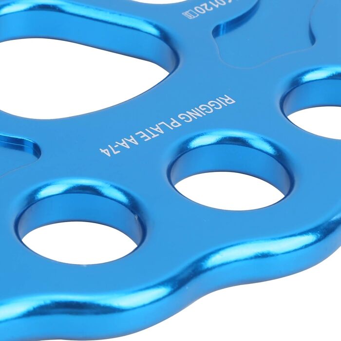 Такелажна пластина VGEBY 45KN з 8 отворами з алюмінієвого сплаву, багатошаровий анкерний з&39єднувач з роздільним перегородкою для скелелазіння та активного відпочинку на свіжому повітрі