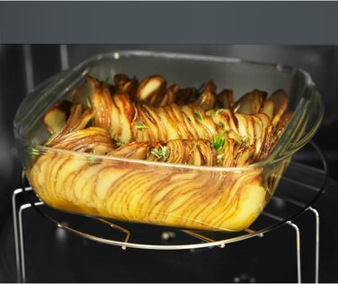 Окремо стояча мікрохвильова піч AEG / MFB252DB / гриль / 25 л/розморожування / 900 Вт/LED-підсвічування/Чорний