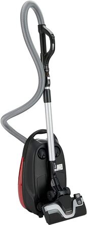Пилосос із мішком Rowenta Silence Force Allergy (RO7473), 4.5 л, надтихий, мотор EffiTech, щітка для шерсті тварин, чорно-червоний