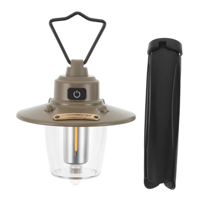 Акумуляторний кемпінговий ліхтар Alasum з USB Type-C, вінтажний світлодіодний ліхтар з 3 режимами світла, портативний наметовий світильник для аварійного освітлення на вулиці та риболовлі