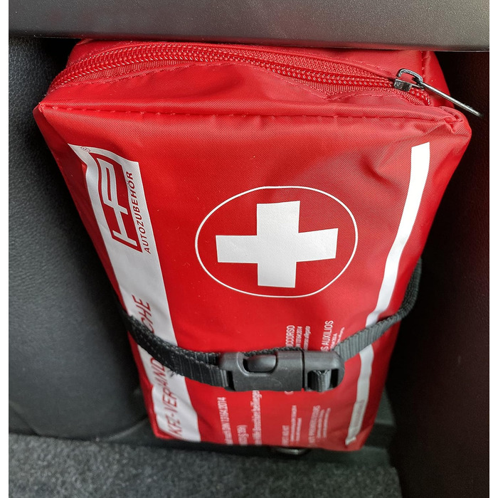 Аптечка червоного кольору - Мінімальний термін зберігання мін. 4 роки Без масок, 10039 KFZ -