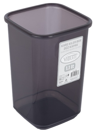Контейнер для сипучих Violet House 0298 Transparent Black 1.1 л (6859643)