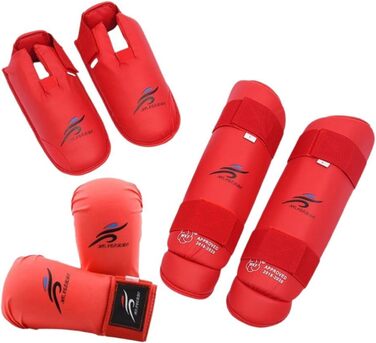 Коваку Карате Спаринг Gear Set Боксерські рукавички Гомілки Щитки Захист Професійне обладнання для Тренування Тхеквондо Грепплінг Санда