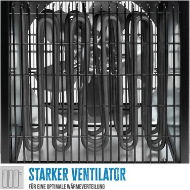 Електричний обігрівач Gde GH 15 EV (400 В, 15 кВт, 3 рівні нагріву 5 / 10 / 15 кВт, продуктивність вентилятора 1292 м/год, споживання струму 22 А, термостат з плавним регулюванням, захист від перегріву та ручки для перенесення) Одинарний