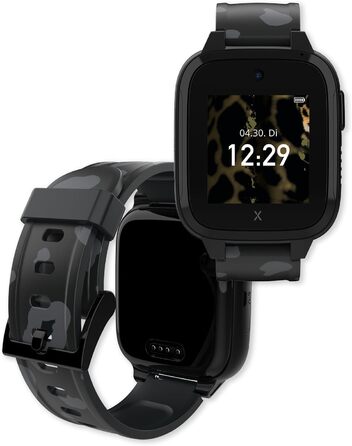 Водонепроникний дитячий годинник-телефон - 4G, дзвінки, повідомлення, шкільний режим, функція SOS, GPS, камера та крокомір - 2 роки гарантії (ЧОРНИЙ) BLACK XGO 3, 3 -