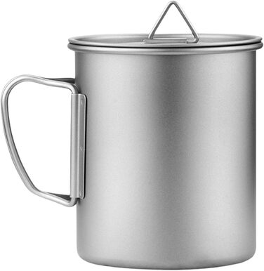 Кемпінгова кавова кружка з кришкою, для приготування їжі, питної води, обладнання для вуличної кухні, дорожнього посуду, напоїв, туристичної кружки, складної кемпінгової кружки 200 мл