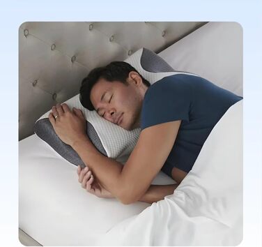 Ергономічна подушка для шиї SWZEC DreamSleepz чорного кольору