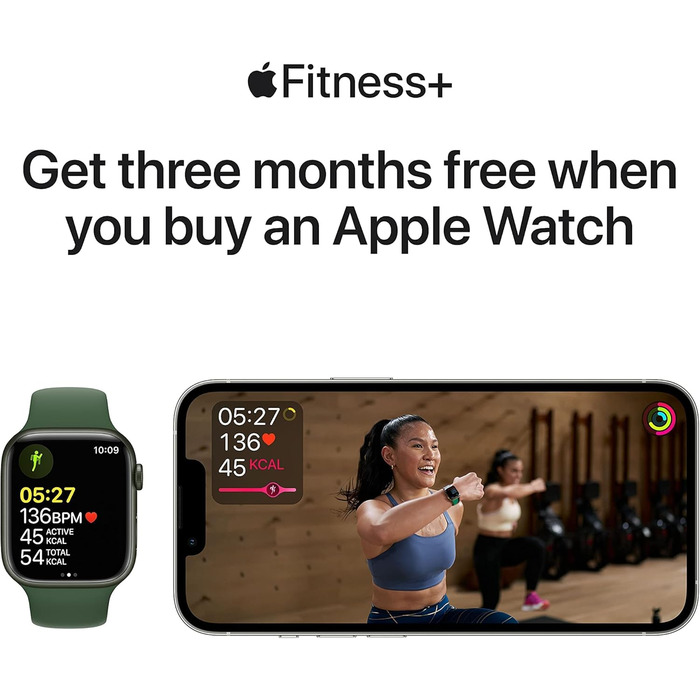 Мм) алюмінієвий корпус Midnight зі спортивним ремінцем Midnight (відновлений), 7 (GPS, 45