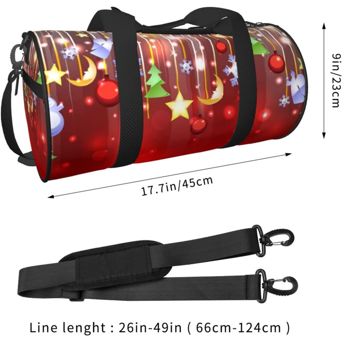 Велика дорожня сумка з написом З Різдвом, спортивна сумка для чоловіків та жінок, сумка для подорожей, спортивна сумка